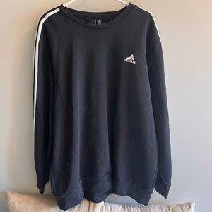 Adidas Black Crew Neck Sweater